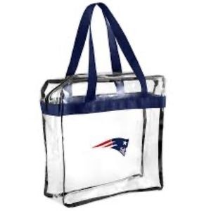 New England Patriots Clear Messenger Basic Tote Bag 
Excellent Conditions